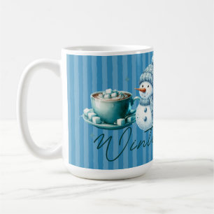 Mug Les vibes hivernales bottes de bonhomme de neige s