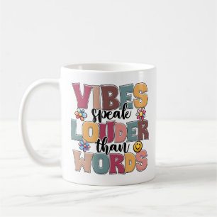 Mug "Les Vibes Parlent Plus Fort Que Les Mots" Hippie