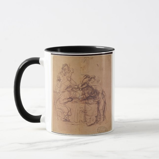 Mug Les vices du fils prodigue (à l'encre sur le pape (Gauche)
