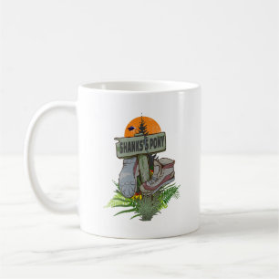 Mug Les vieilles bottes de randonnée de poney de Shank