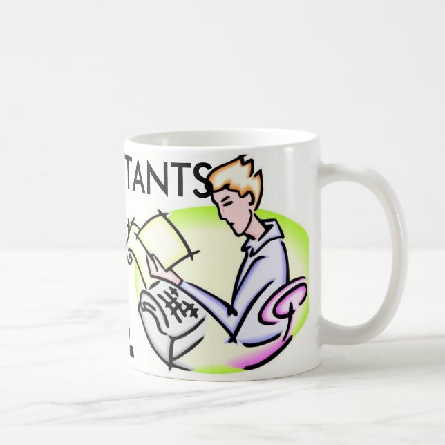 Mug Les vieux comptables ne meurent jamais (Droite)