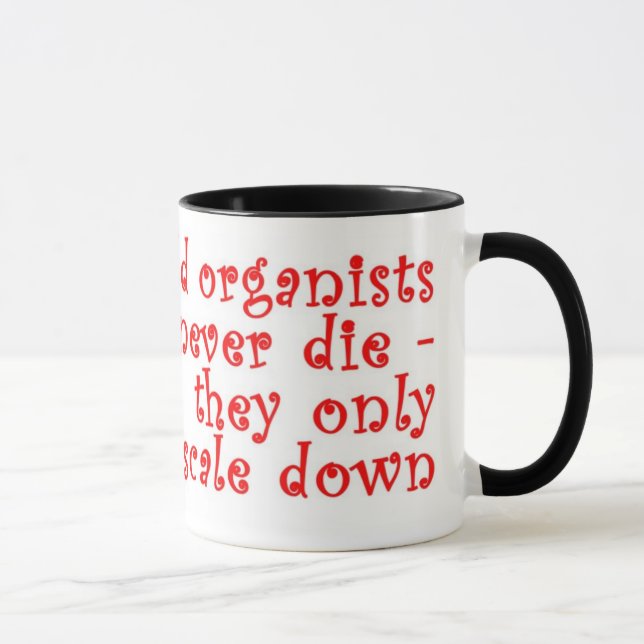 Mug Les "vieux organistes ne meurent jamais" (Droite)