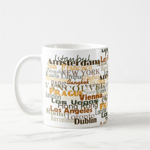 Mug Les Villes Du Monde Entier