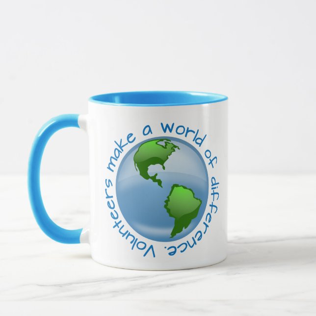 Mug Les volontaires font un monde de la différence (Gauche)