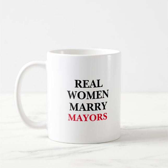 Mug Les vraies femmes épousent les maires (Gauche)