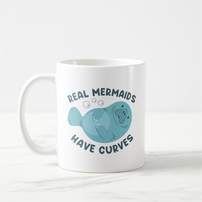Mug Les vraies sirènes ont des courbes (Gauche)