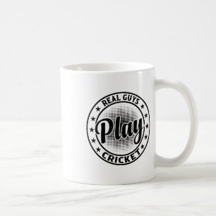 Mug Les vrais gars jouent au cricket - Joueur de crick