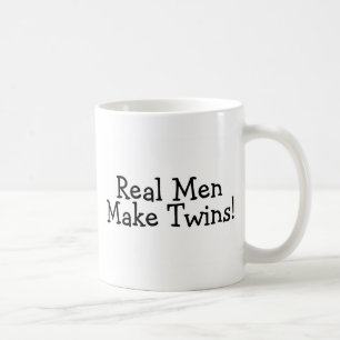 Mug Les vrais hommes font des jumeaux (le noir)