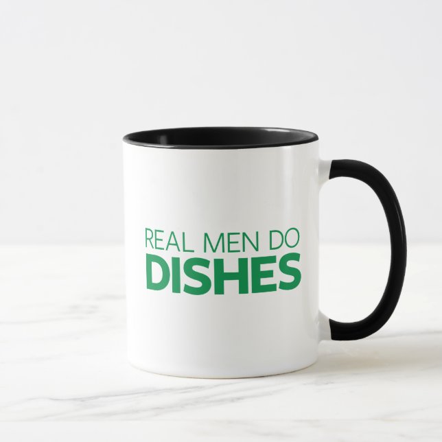 Mug Les vrais hommes font des plats (Droite)