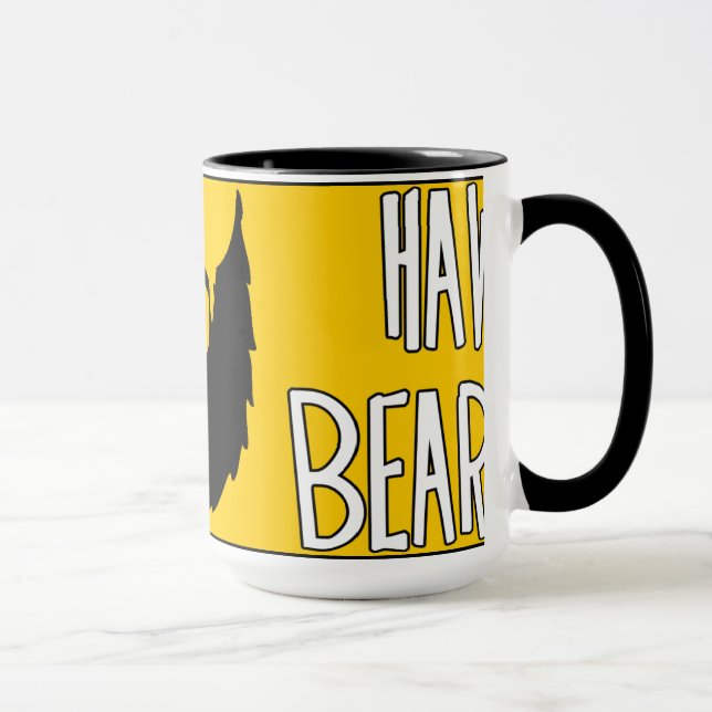 MUG LES VRAIS HOMMES ONT DES BARBES (Droite)