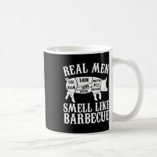 Mug Les vrais hommes sentent comme Byrbeque Bbq Byrbec