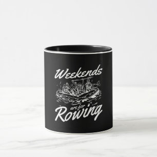 Mug Les Week-ends De Rafting Sont Pour Aviron Paddle H
