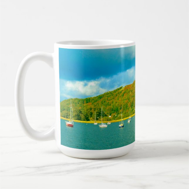 Mug Les yachts Lake Windermere à Cumbria (Gauche)