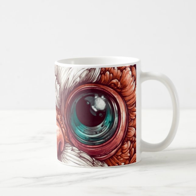 Mug Les yeux sont grands et expressifs, avec un réalis (Droite)