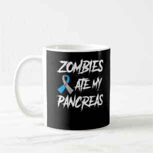 Mug Les zombies mangent mes pancréas Type 1 Sensibilis