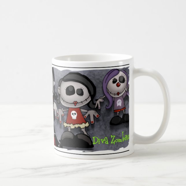 Mug Les zombis de diva (Droite)