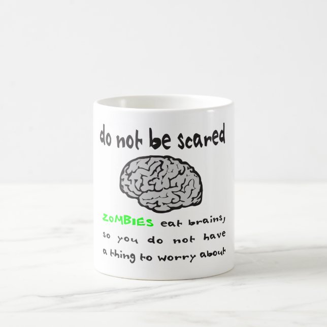 MUG LES ZOMBIS MANGENT LE T-SHIRTS ET LES CADEAUX DE (Centre)