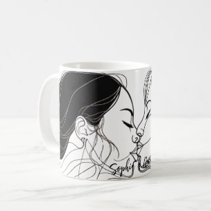 Mug Lesbian Kiss Elegant Couple