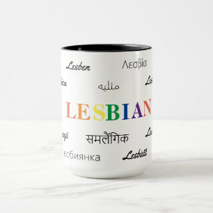 Mug Lesbienne - Beaucoup De Langue; Tout Amour