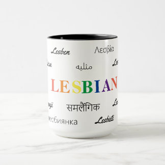 Mug Lesbienne - Beaucoup De Langue; Tout Amour