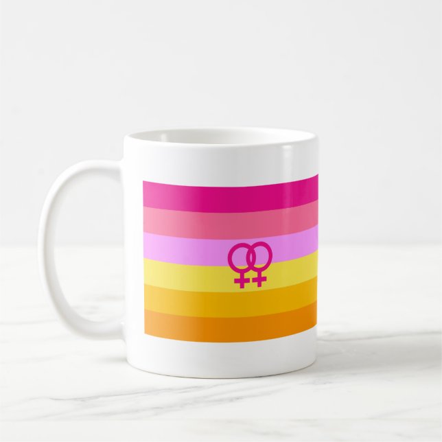 Mug Lesbienne Dawn Pride Femmes qui aiment les femmes (Gauche)
