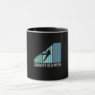 Mug L'escalade - La gravité est un mythe
