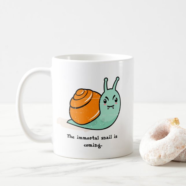 Mug L'Escargot immortel (Assassin d'escargot) (Avec donut)