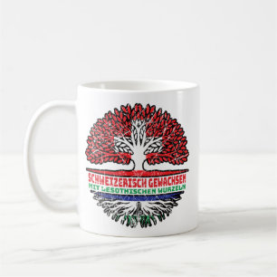 Mug Lesotho Lesothisch Schweizer Schweiz Baum Wurzel