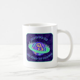 Mug L'Espace Est Mon Genre De Place Cartoon Neon