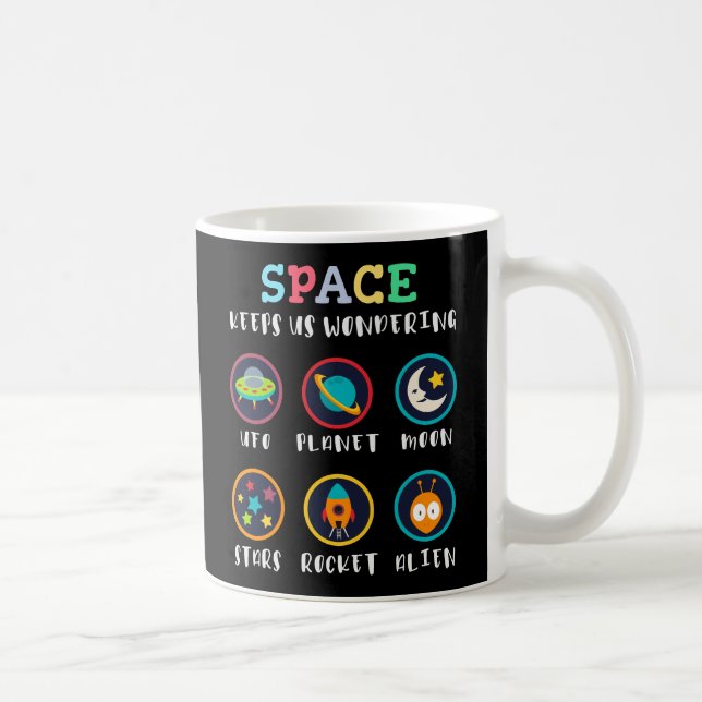 Mug L'espace nous fait nous poser des questions (Droite)