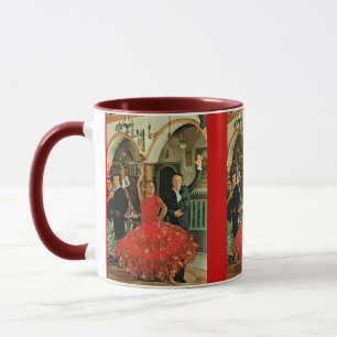 Mug L'Espagne vintage, danseurs de flamenco