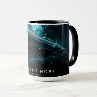 Mug L'espoir d'Aurora, voyage cosmique par Xzendor7