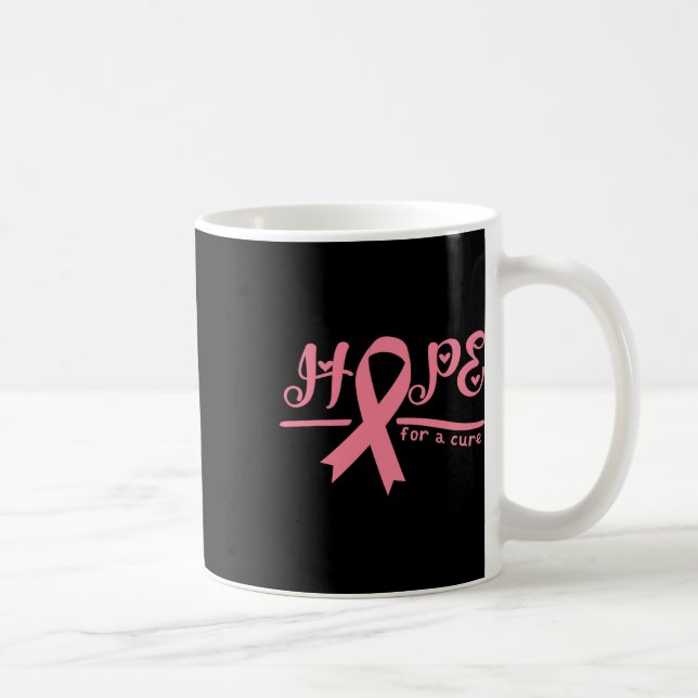 Mug L'Espoir D'Une Sensibilisation Cure Au Cancer Du S (Droite)