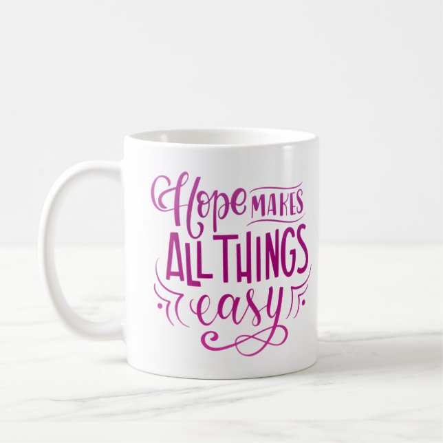 MUG L'ESPOIR FACILITE TOUT (Gauche)