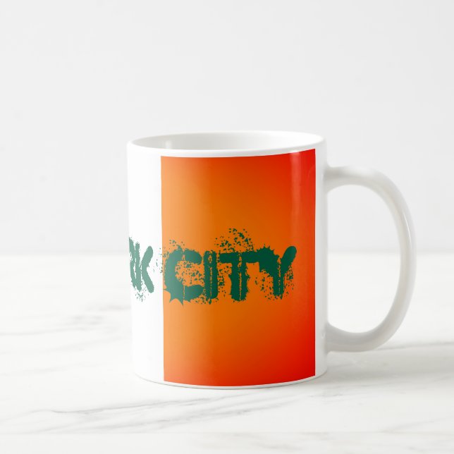 Mug L'esprit celtique de New York - Drapeau irlandais  (Droite)