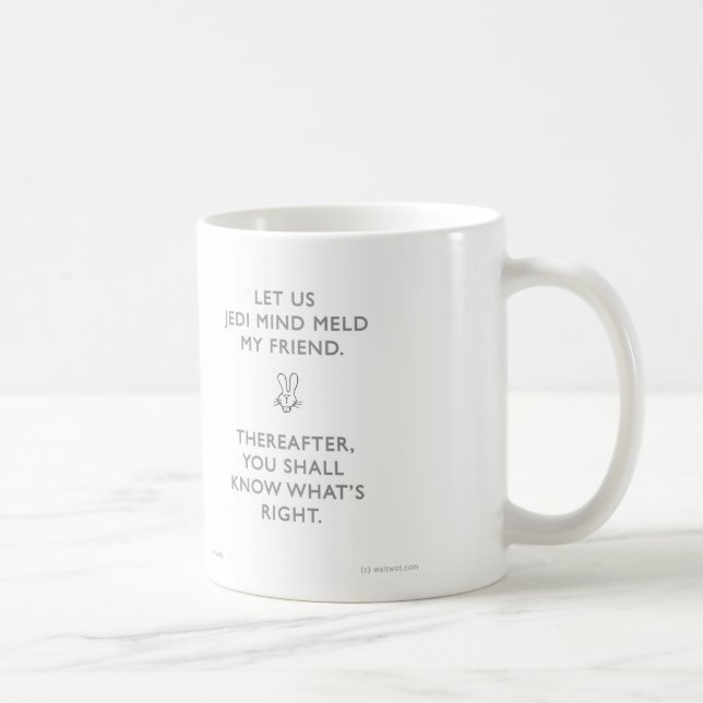 Mug L'esprit de jedi de lapin des badass WW013 (Droite)