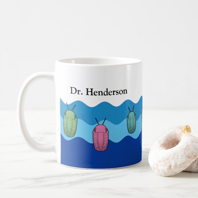 Mug L'essor des trilobites - Animal préhistorique (Avec donut)