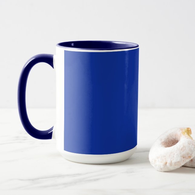 Mug L'esthétique du bleu égyptien (Avec donut)