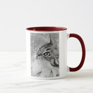 Mug Let est chat de Kitty de neige
