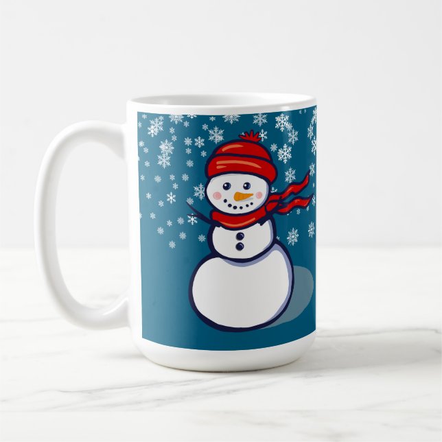 Mug Let it snow snowman (Gauche)
