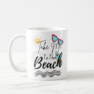 Mug L'Été Emmenez-Moi À La Plage