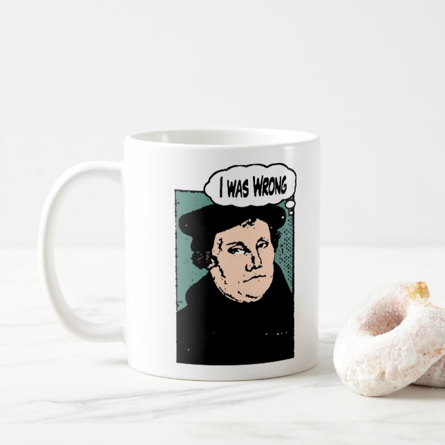 Mug L'éternelle dernière pensée de Luther (Avec donut)