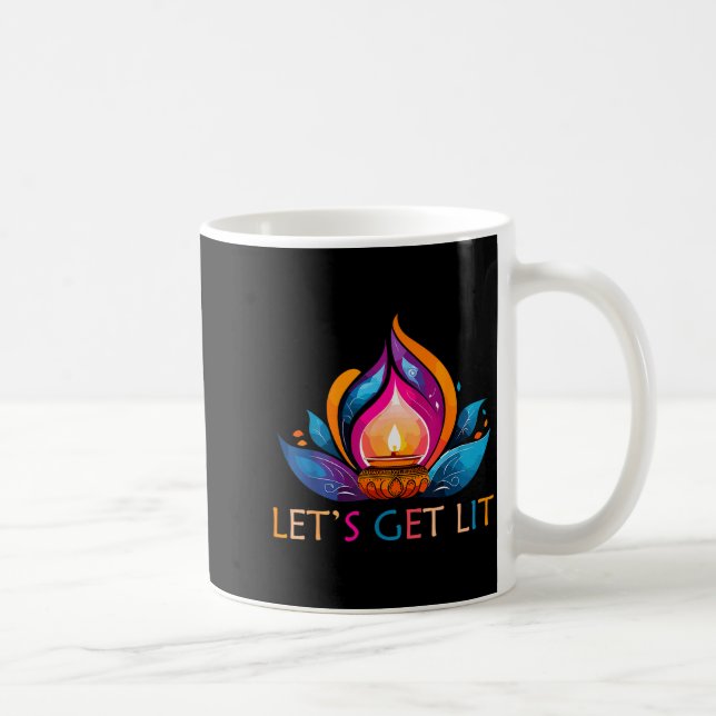 Mug Let's Get Lit Happy Diwali Festival Of Light  (Droite)