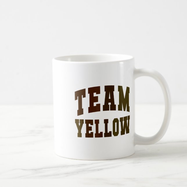 Mug Lets Go Team Yellow Summer Camp War Game School Sp (Droite)