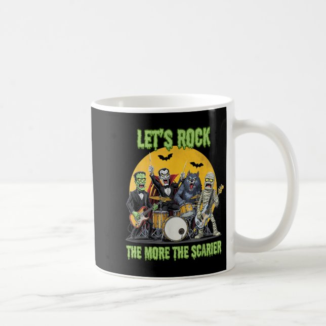 Mug Lets Rock The More The Ier Clic Monsters Halloween (Droite)