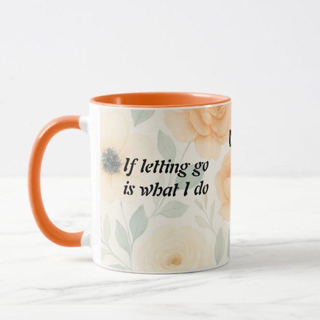 Mug Letting Go with Grace, A Tribute to Selfless Love (Gauche)