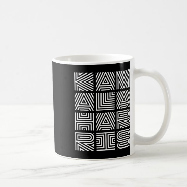 Mug Lettrage de géométrie composée Harris 2024 (Droite)