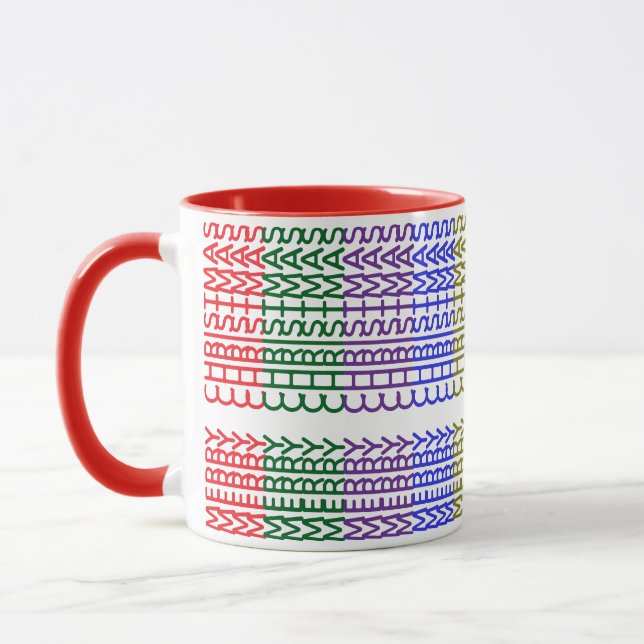 MUG LETTRAGE JOYEUX NOËL  (Gauche)