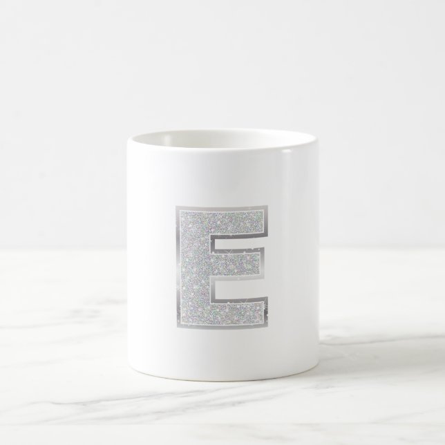 MUG LETTRE ARGENT E (Centre)
