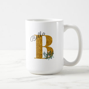 MUG LETTRE B MONOME D'OR